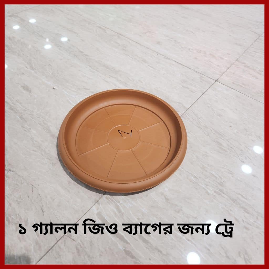 Plastic Tray For Indoor plant - Small Geo Pot Tray 2