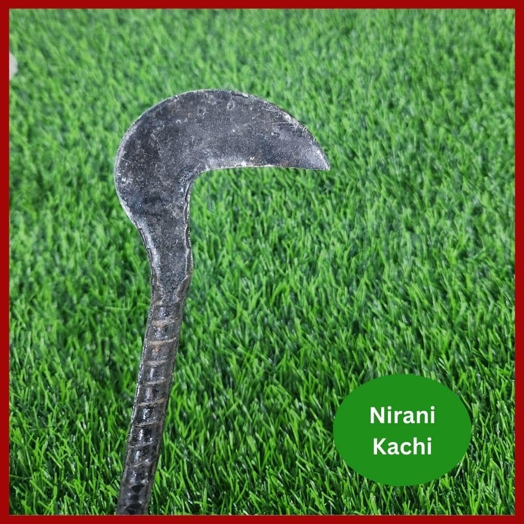 Nirani Kachi Short Iron Sickle - আগাছা পরিস্কার করার নিড়ানি
