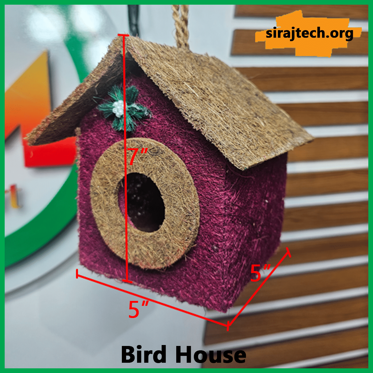 Bird House | হাতে তৈরি পাখির ঘর 8