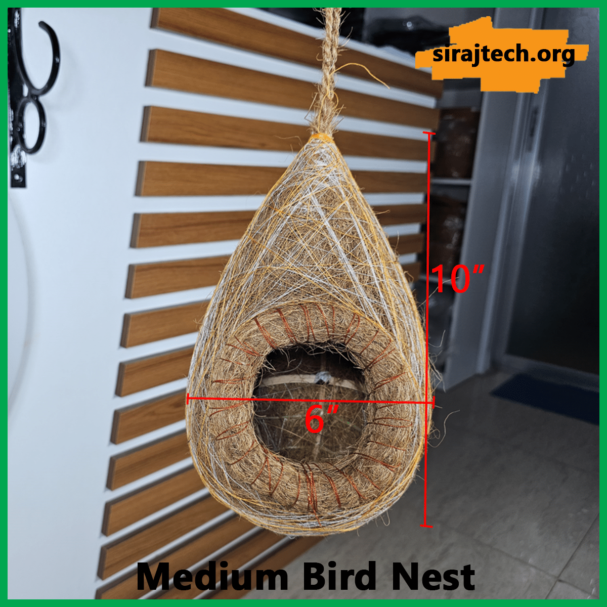 Bird Nest | হাতে তৈরি বাবুই পাখির বাসা 4