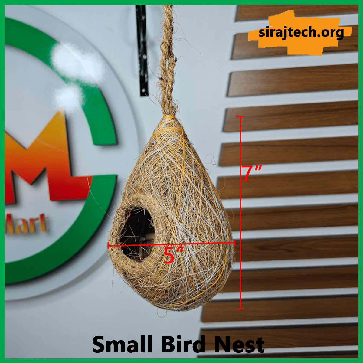 Bird Nest | হাতে তৈরি বাবুই পাখির বাসা 2