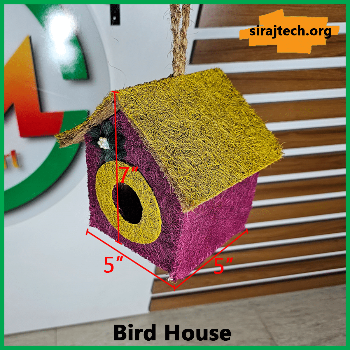 Bird House | হাতে তৈরি পাখির ঘর 12