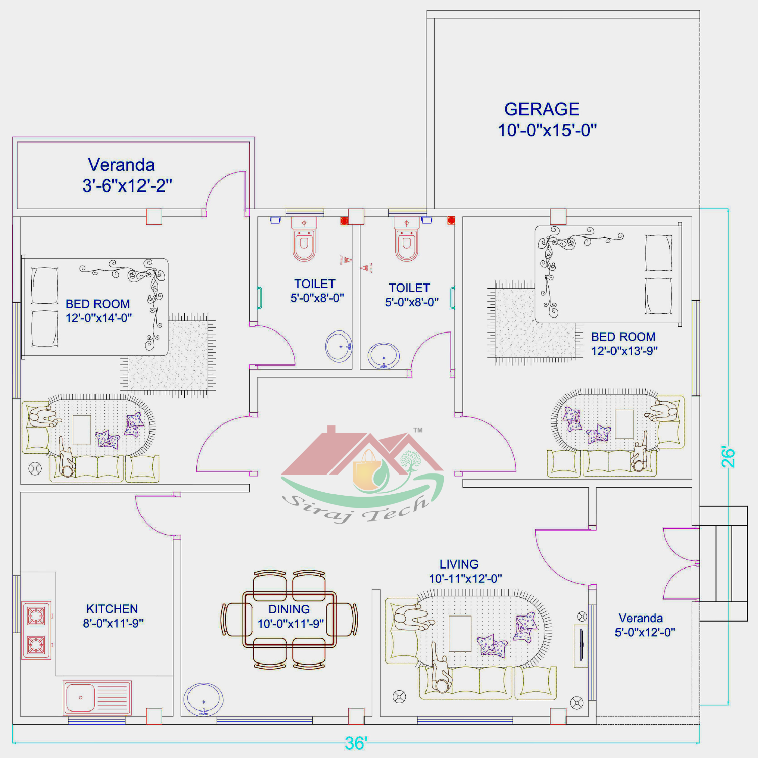 Floor Plan Design in Bangladesh | ফ্লোর নকশা সেবা 2