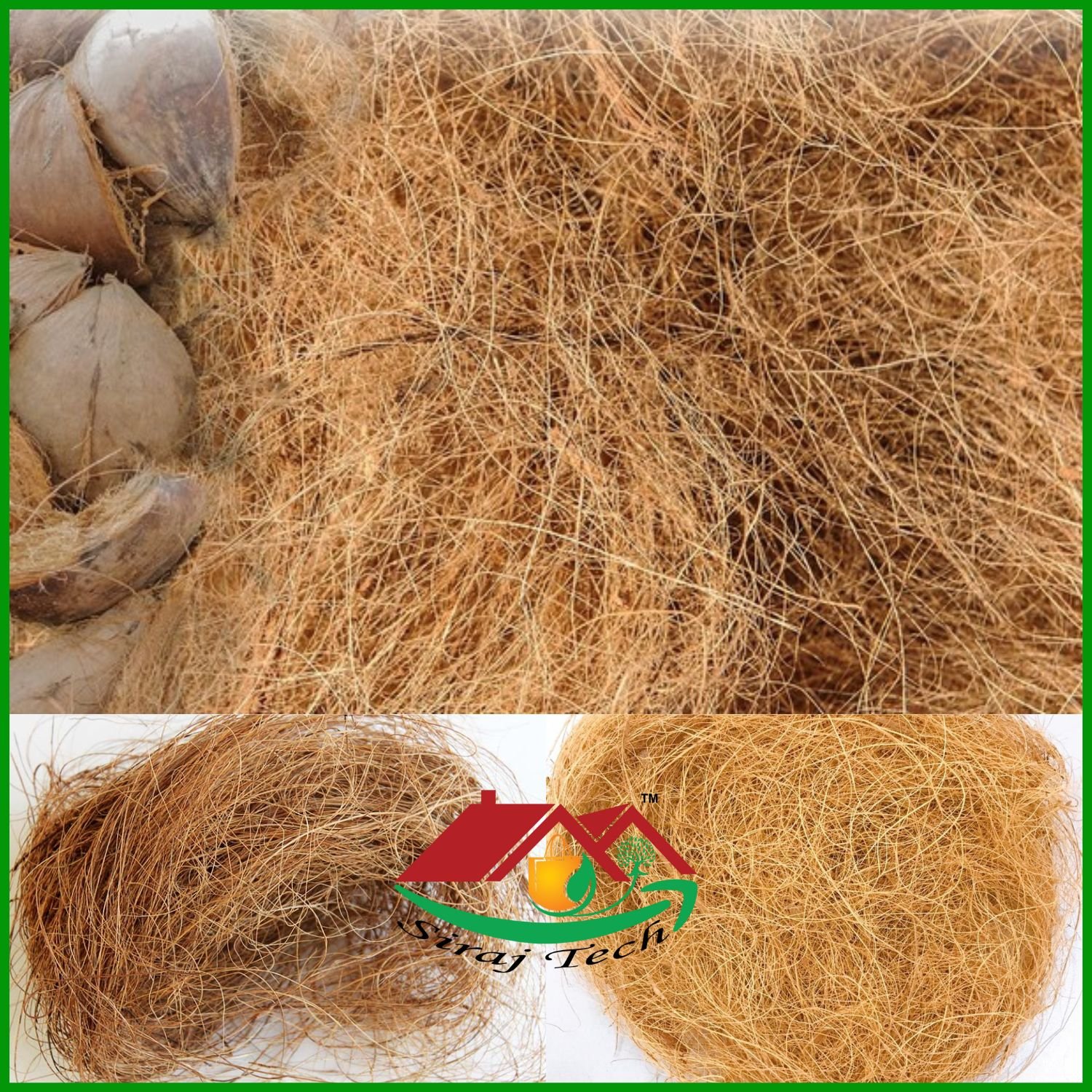 Coconut Fibre Manufacturer - কয়ার - নারকেল ফাইবার - নারিকেল ছোবড়া