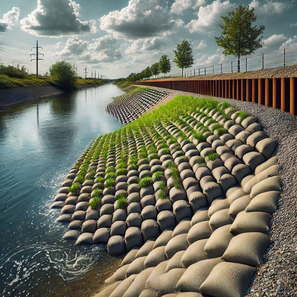Riverbank Protection - নদীর পাড় ভাঙন প্রতিরোধে সঠিক উপাদান নির্বাচন