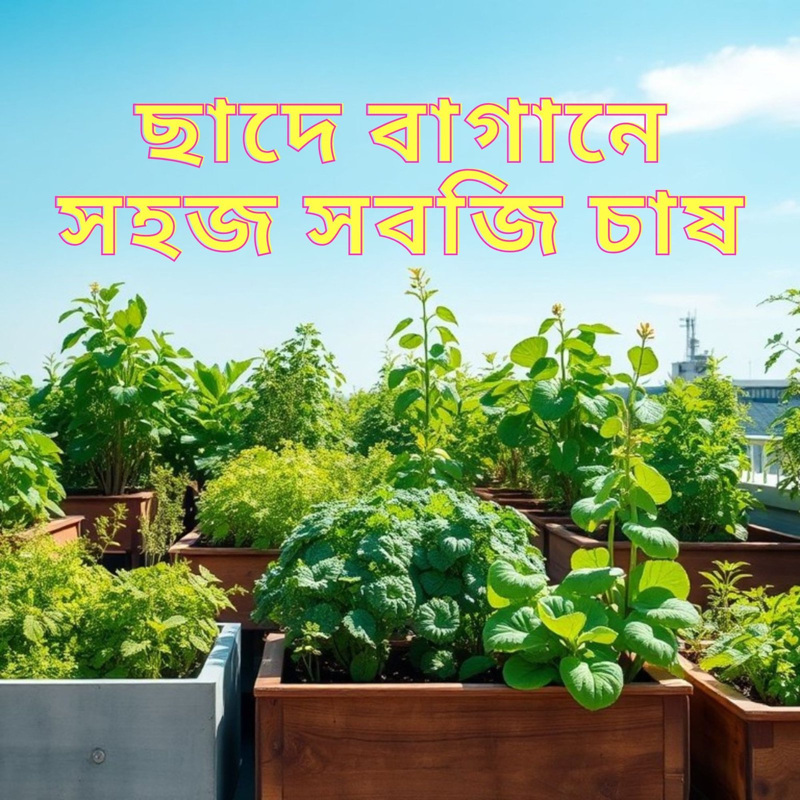 Rooftop gardens growing vegetables - জিও গ্রো ব্যাগে বিষমুক্ত শাকসবজি চাষ, ছাদ বাগানে হতে পারে সহজ সমাধান
