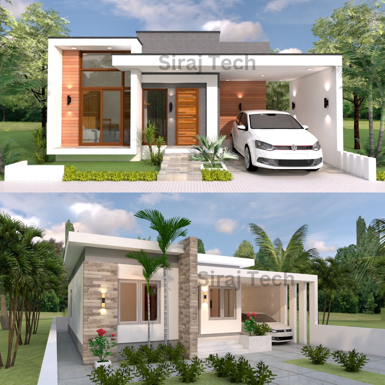 One Storey House Plan | Affordable One Story Home Design Services