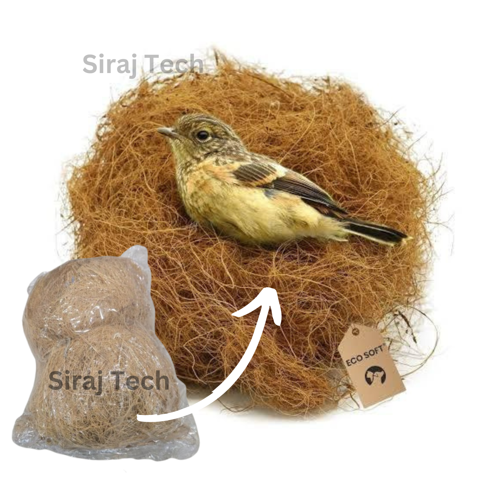 Nesting Material - Coconut Fibre Nesting Material For Bird 3