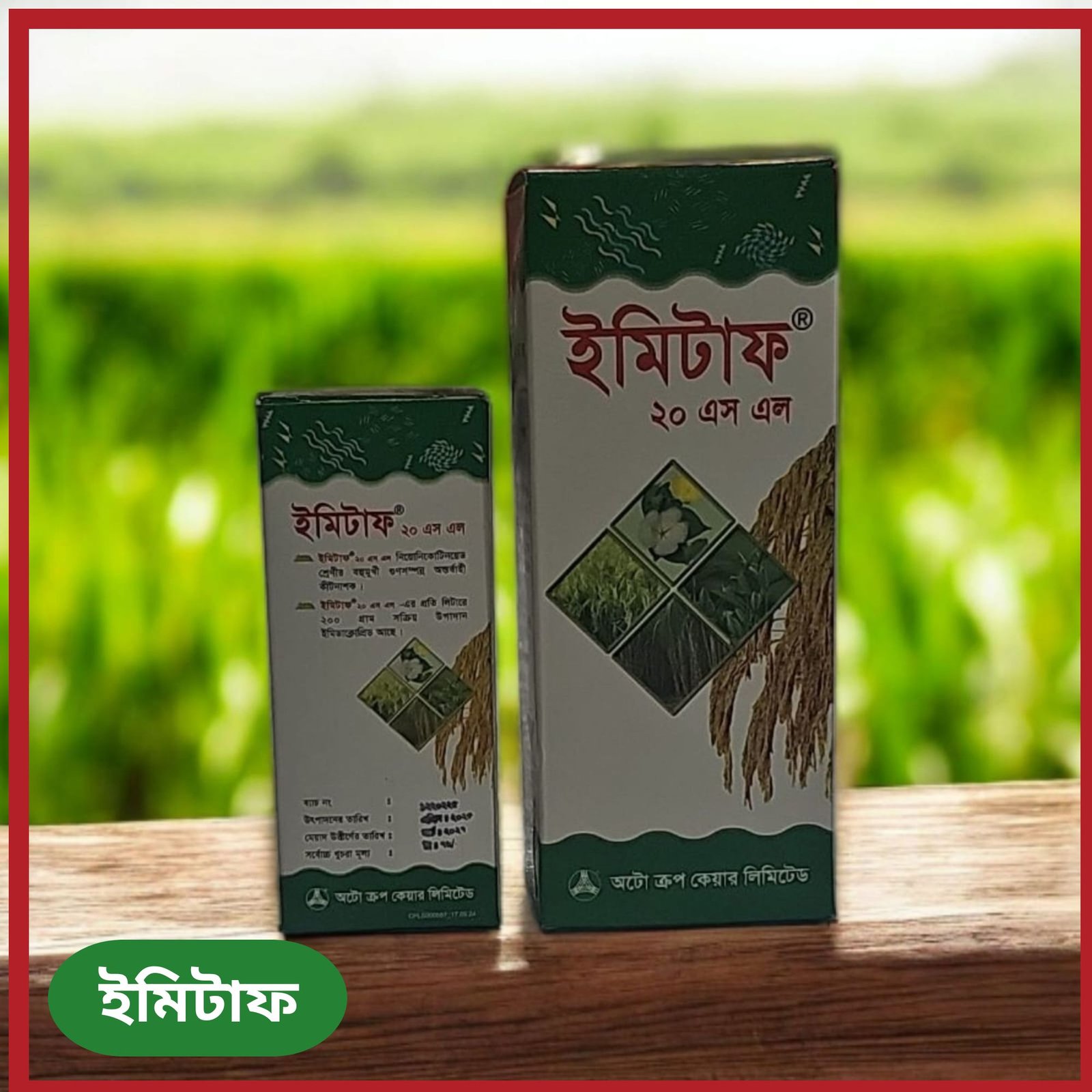 Imitaf 20 SL – চোষক পোকা দমনের কার্যকর কীটনাশক | ইমিটাফ
