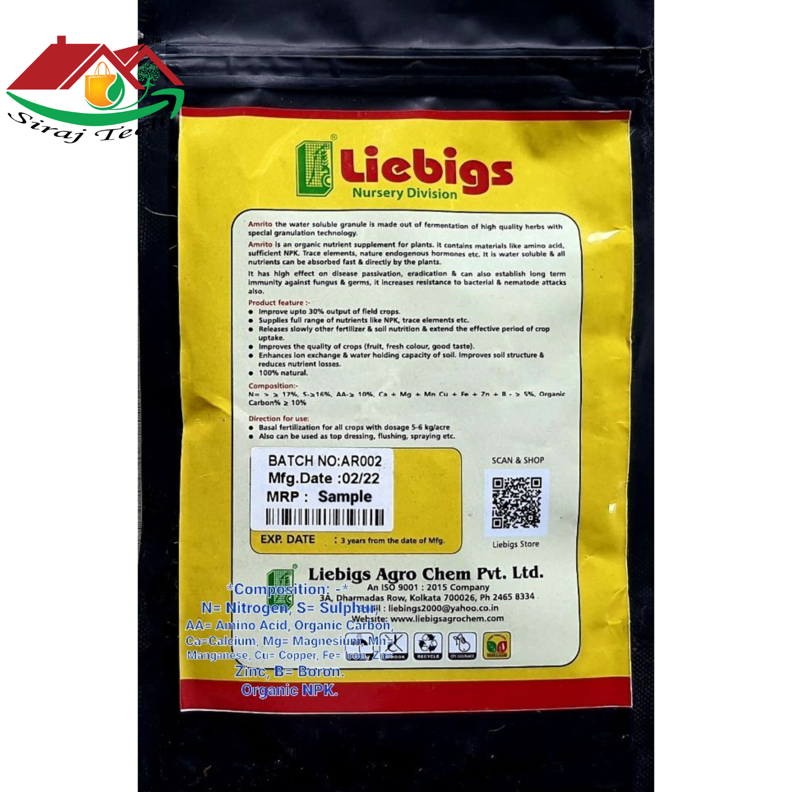 Amrito Plant Growth Booster 3